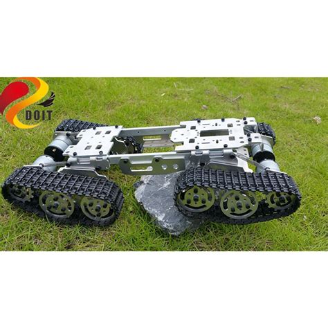 szdoit smart rc metal robot tank car chassis|Professional Smart RC Robot Tank Car Chassis USA .